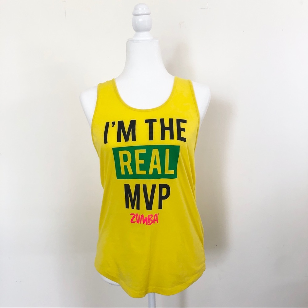 Zumba Top Yellow Size S